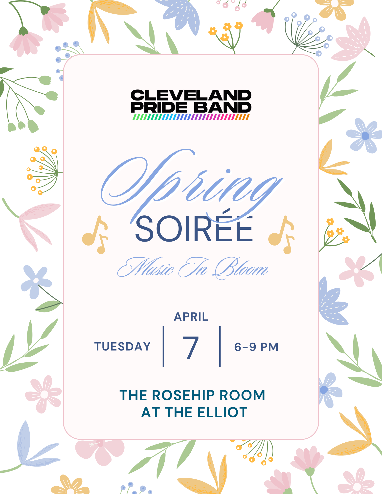 Campaign cover image for Cleveland Pride Band Spring Soiree: Music In Bloom