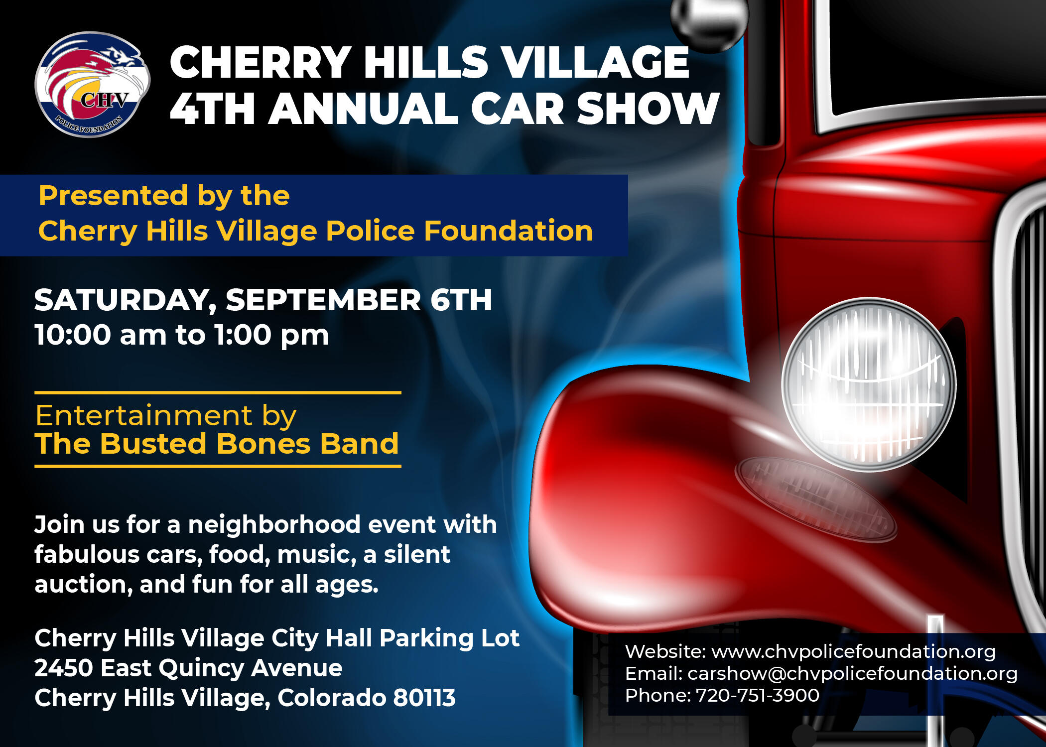 Campaign cover image for 4th Annual Cherry Hills Village Car Show