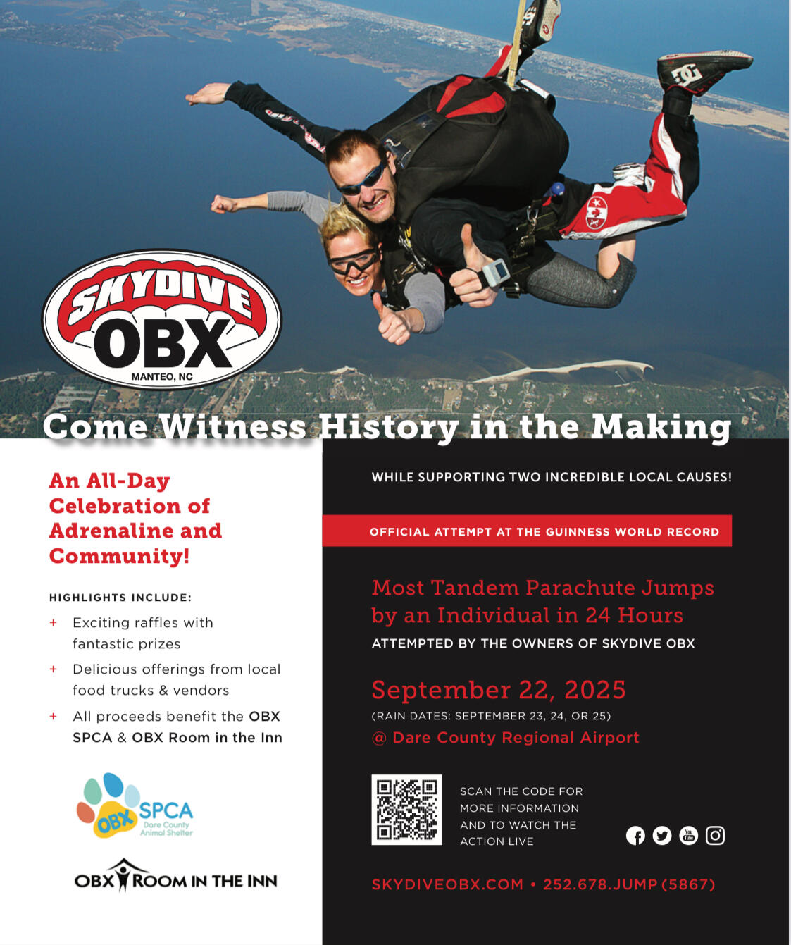 Campaign cover image for SKYDIVE OBX