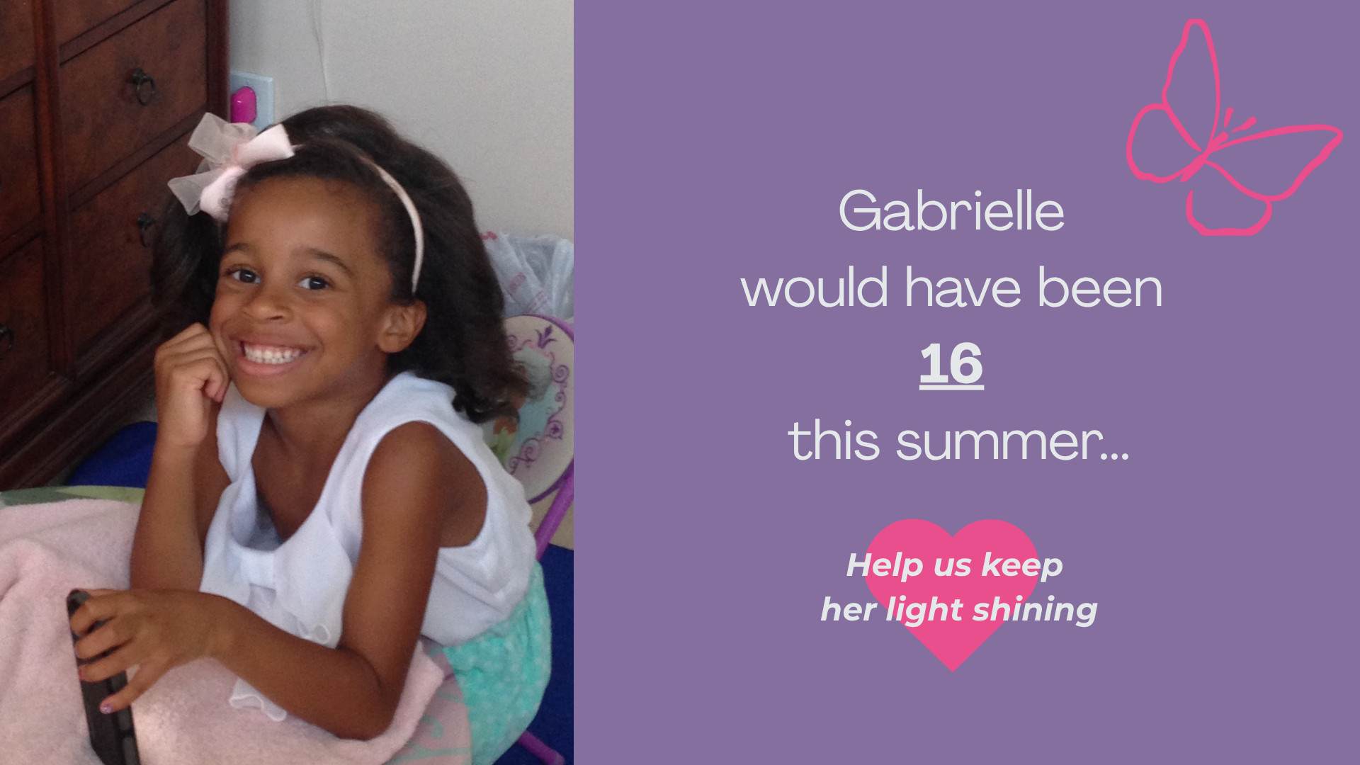 Campaign cover image for Gabrielle’s 16th Birthday Celebration