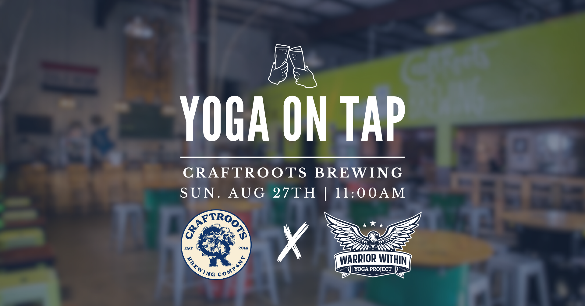 Campaign cover image for Yoga on Tap | Craftroots Brewing
