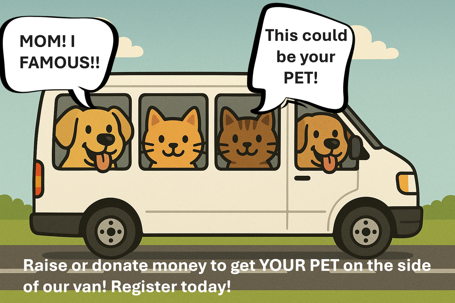 Campaign cover image for Make Your Pet a Star!