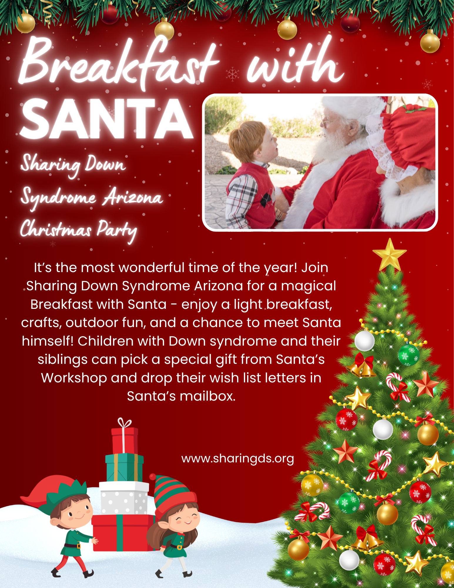 Campaign cover image for Breakfast with Santa