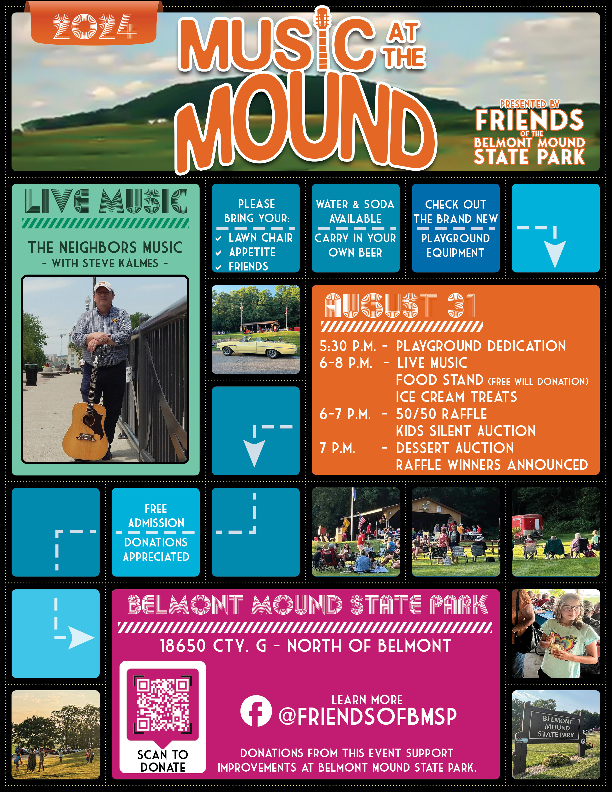 Campaign cover image for Music at the Mound Event 2024