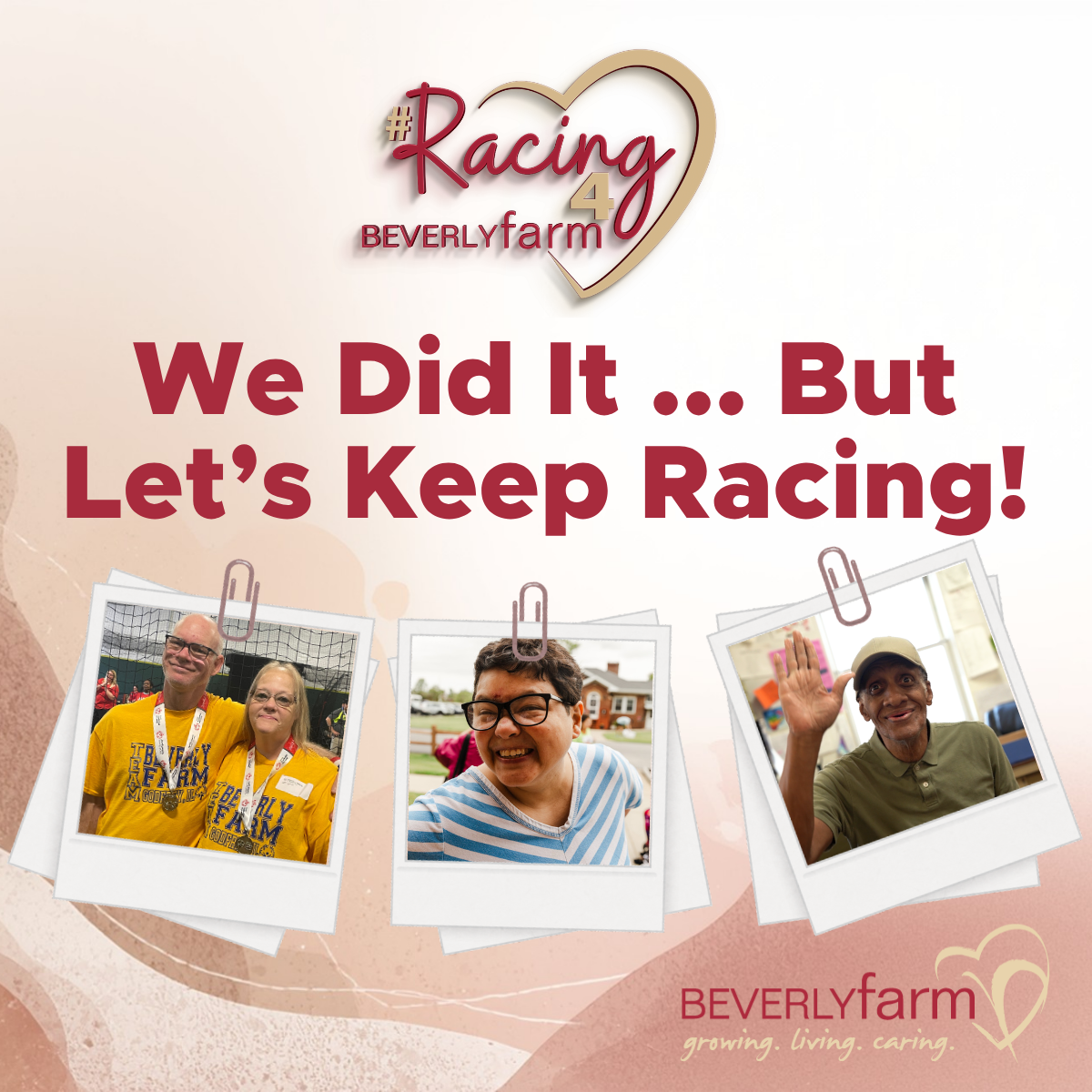 Campaign cover image for 6th Annual #Racing4BeverlyFarm