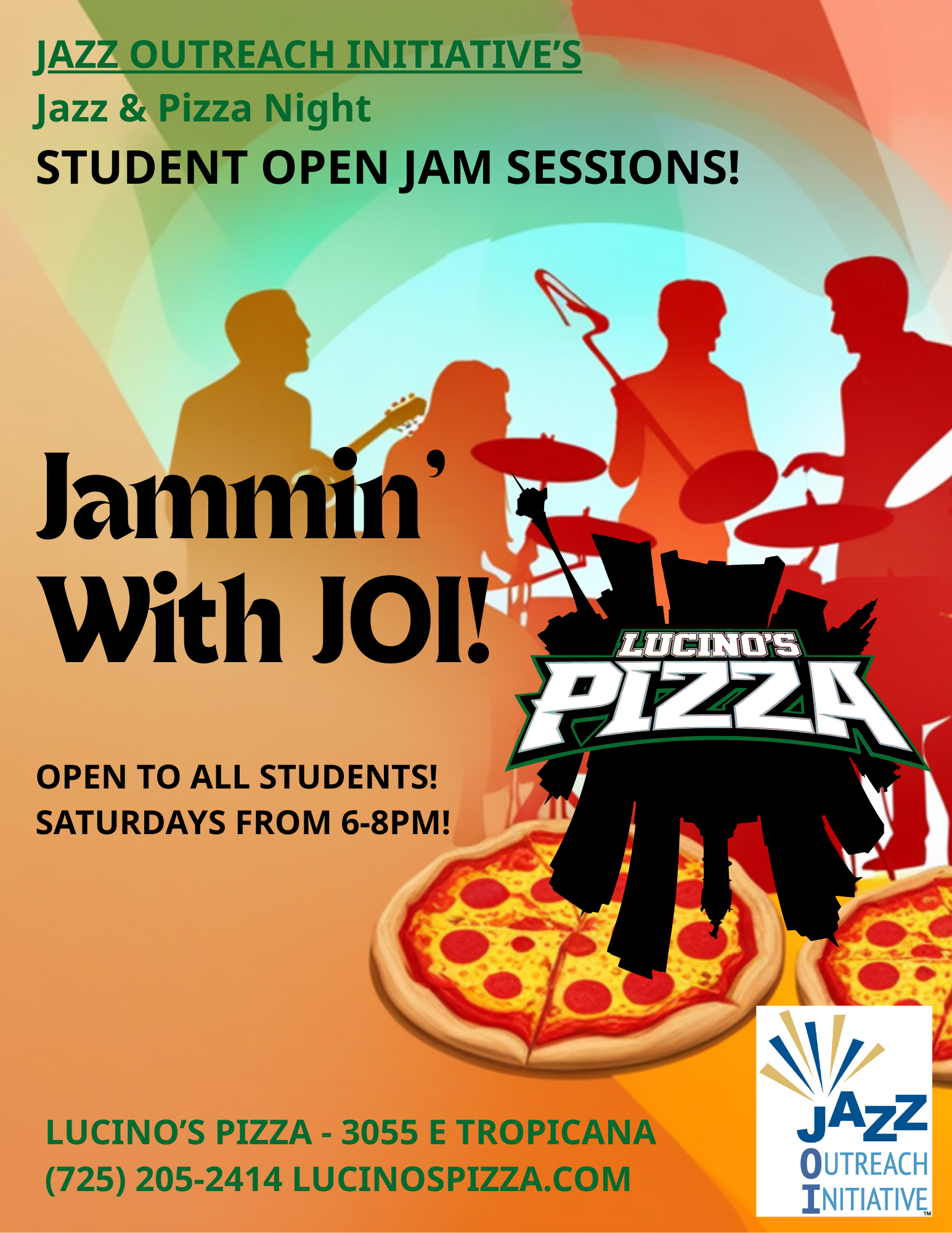 Campaign cover image for Lucino's Pizza Jammin with JOI