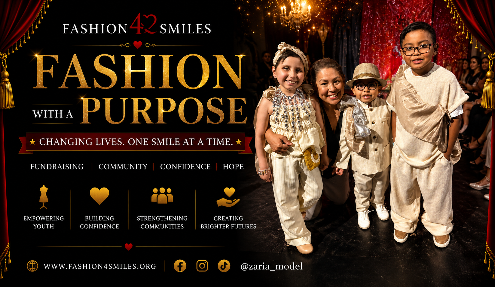Campaign cover image for 2026 Fashion 4 Smiles Benefit for Gabriella's Smile Foundation