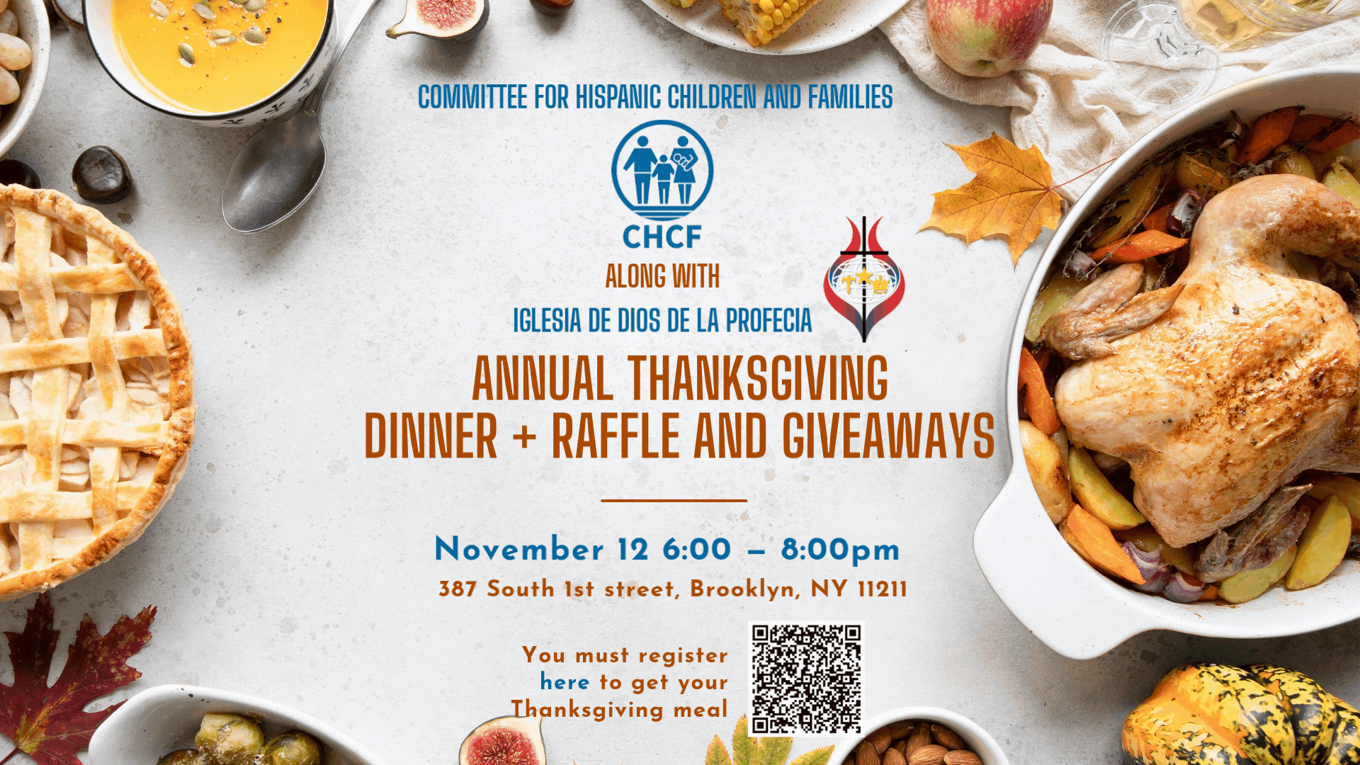 Campaign cover image for Give today to CHCF's Thanksgiving Dinners and Food Distribution