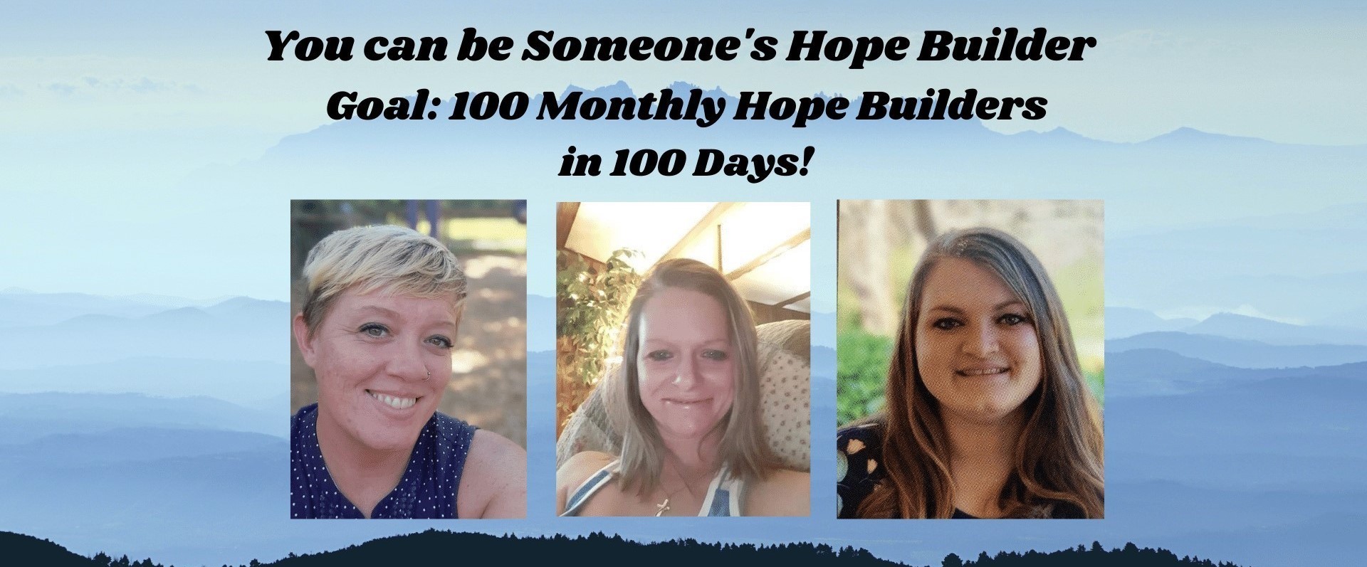 Campaign cover image for 100  Monthly Hope Builders in 100 Days