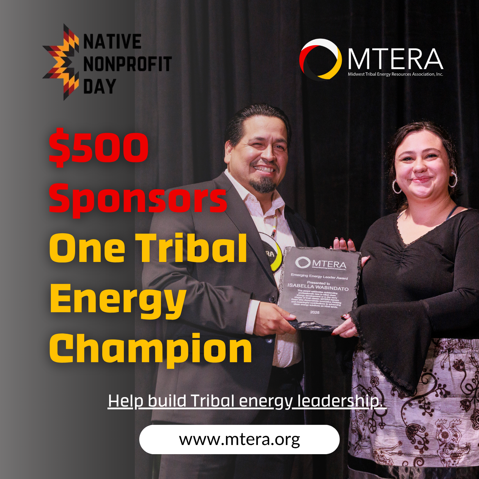 Campaign cover for Sponsor a Tribal Energy Champion