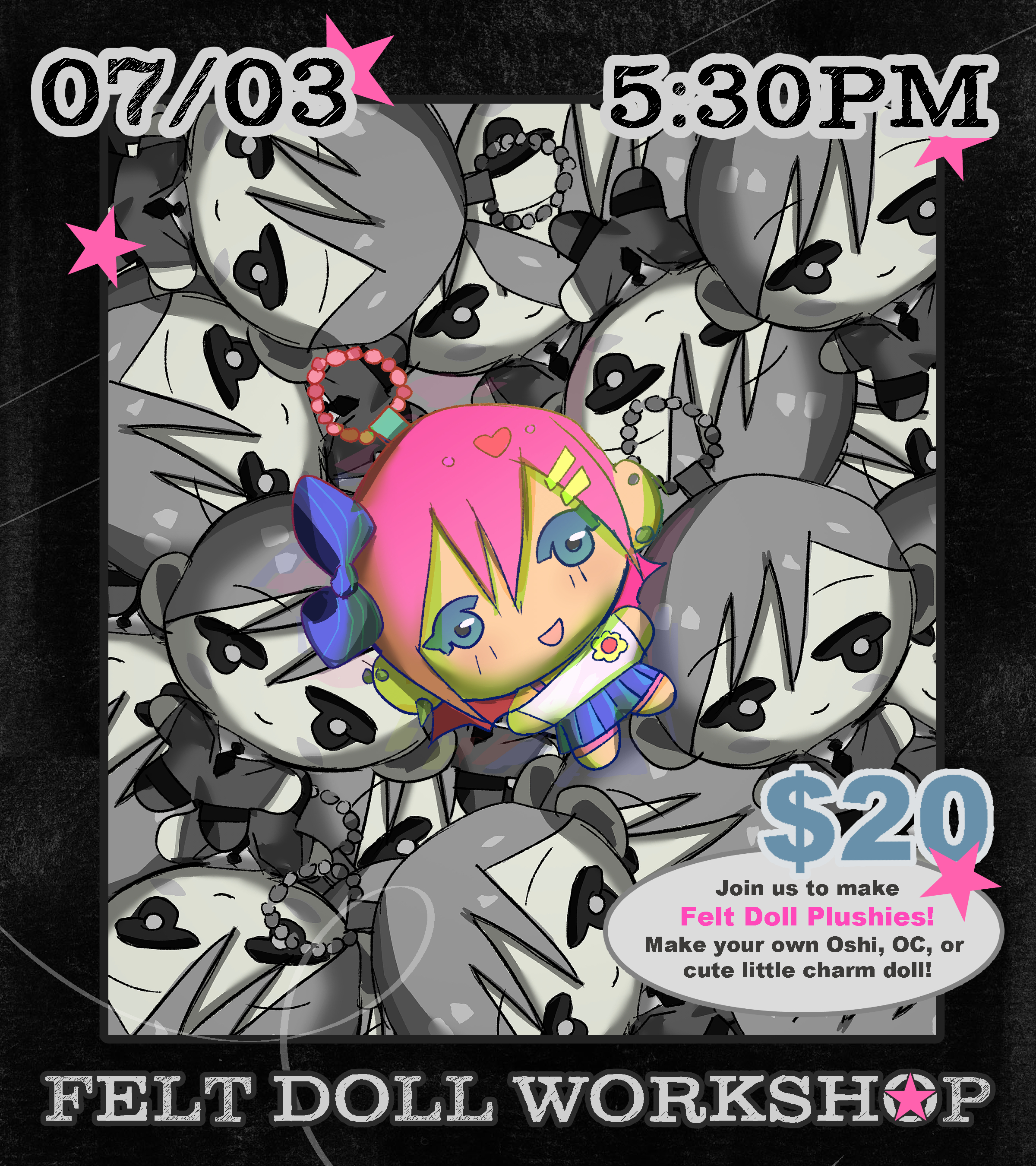 Campaign cover image for Felt Doll Workshop 7/3