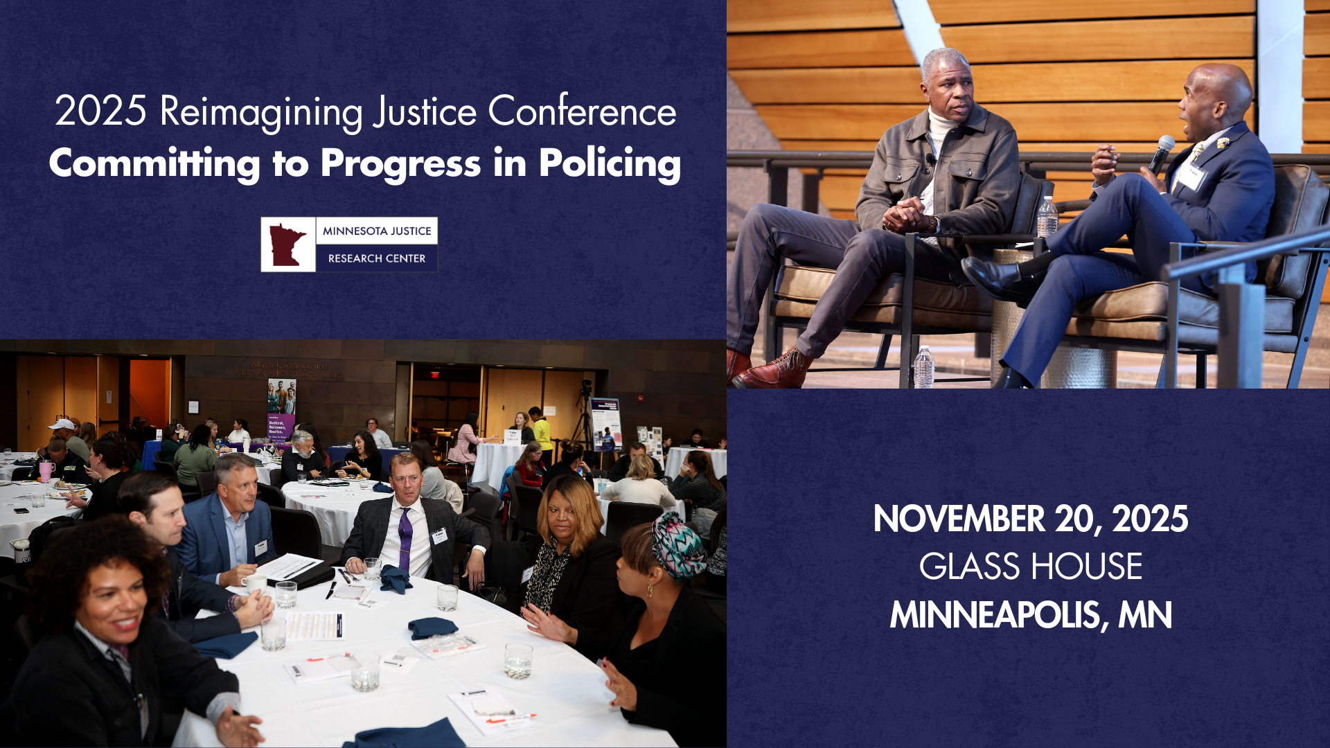 Campaign cover image for Reimagining Justice Conference 2025: Committing to Progress in Policing