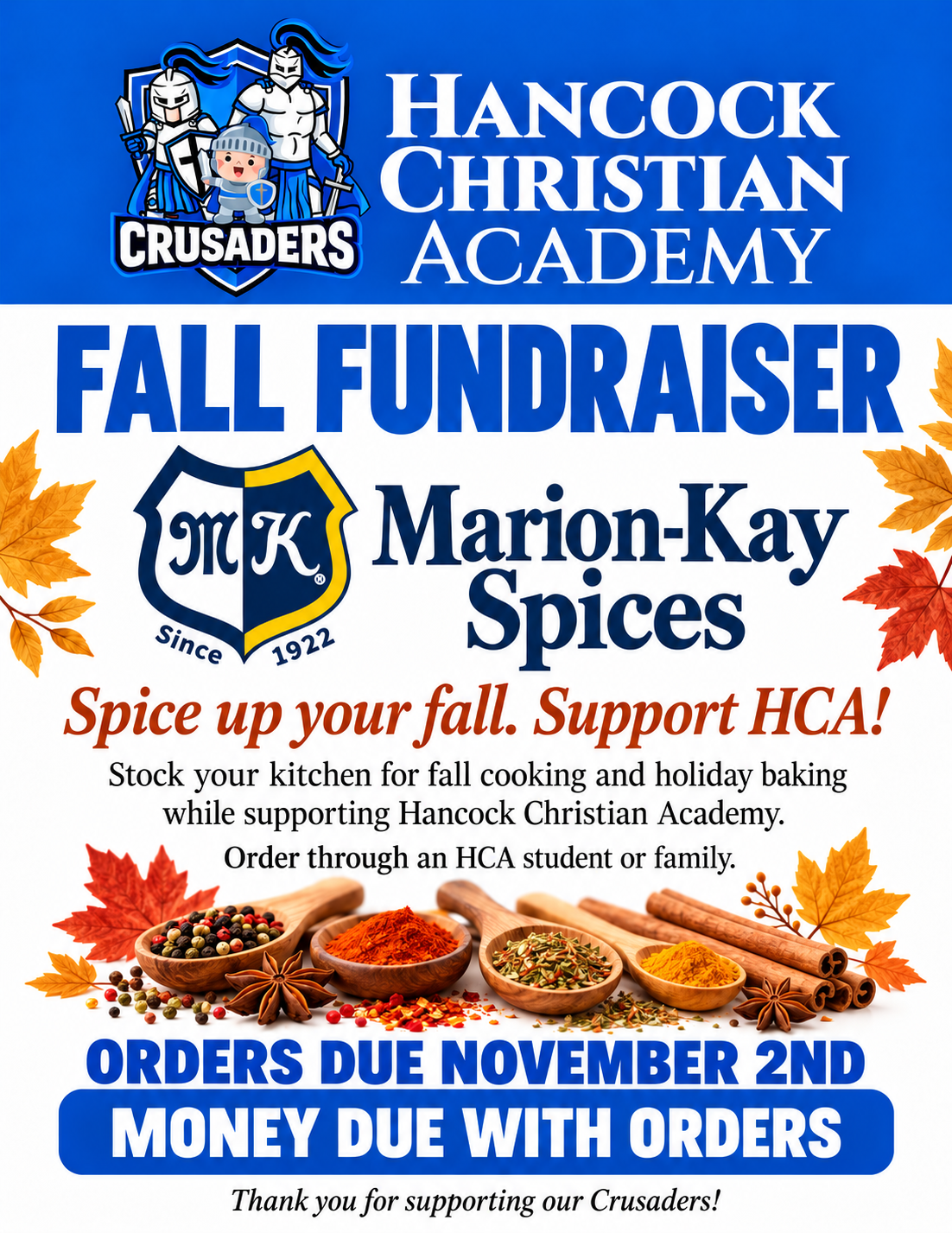 Campaign cover image for Marion-Kay Spice Fundraiser