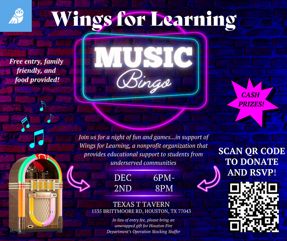 Campaign cover image for Wings for Learning Music Bingo!