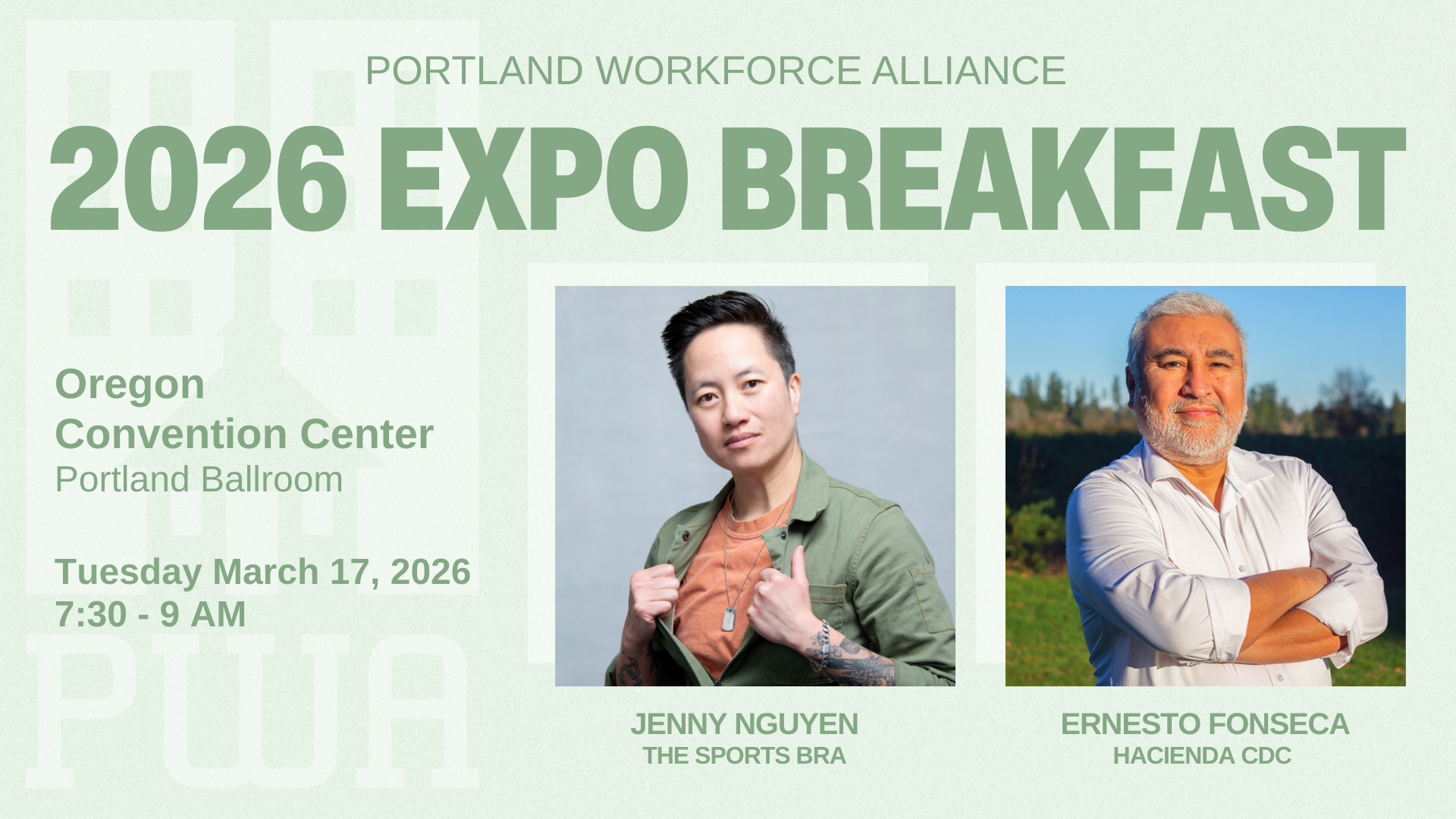 Campaign cover image for 2026 PWA Breakfast Registration