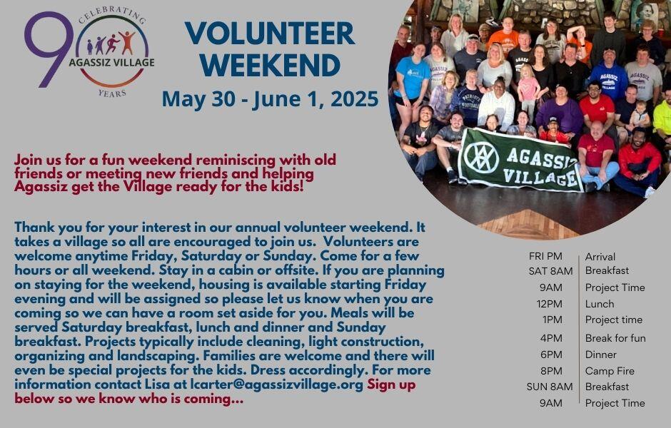Campaign cover image for 2025 Volunteer Weekend