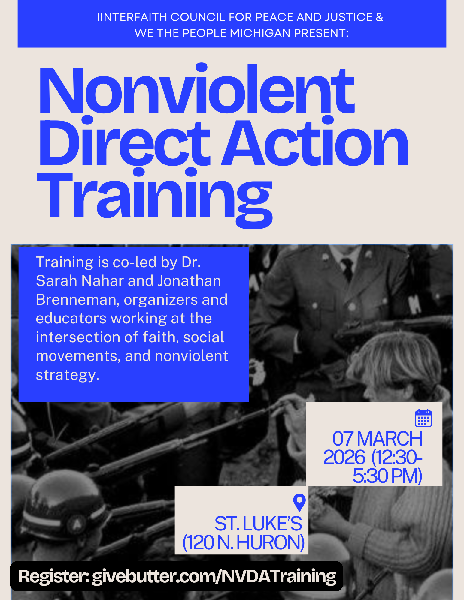 Campaign cover image for Nonviolent Direct Action Training
