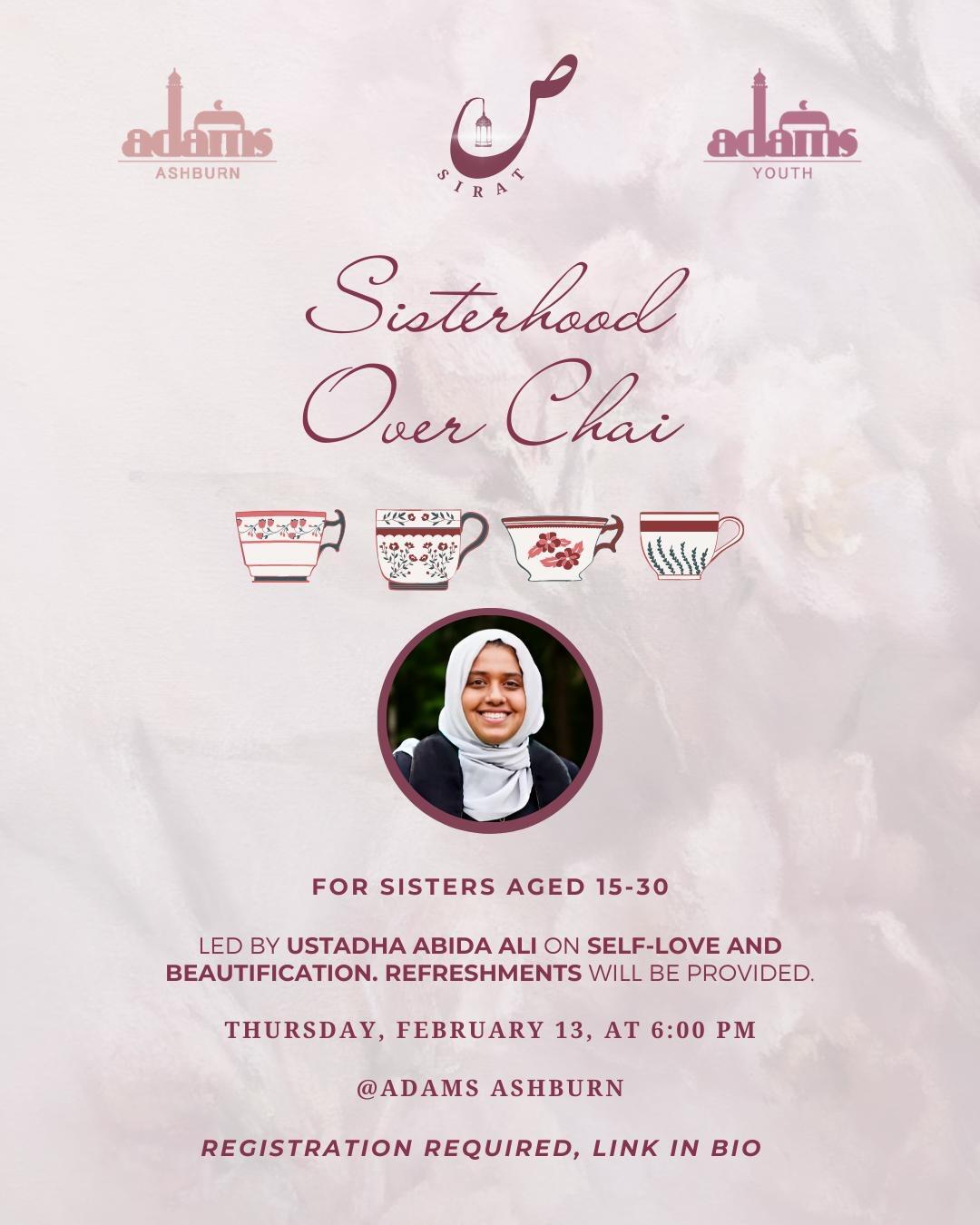 Campaign cover image for Sisterhood Over Chai at ADAMS Ashburn