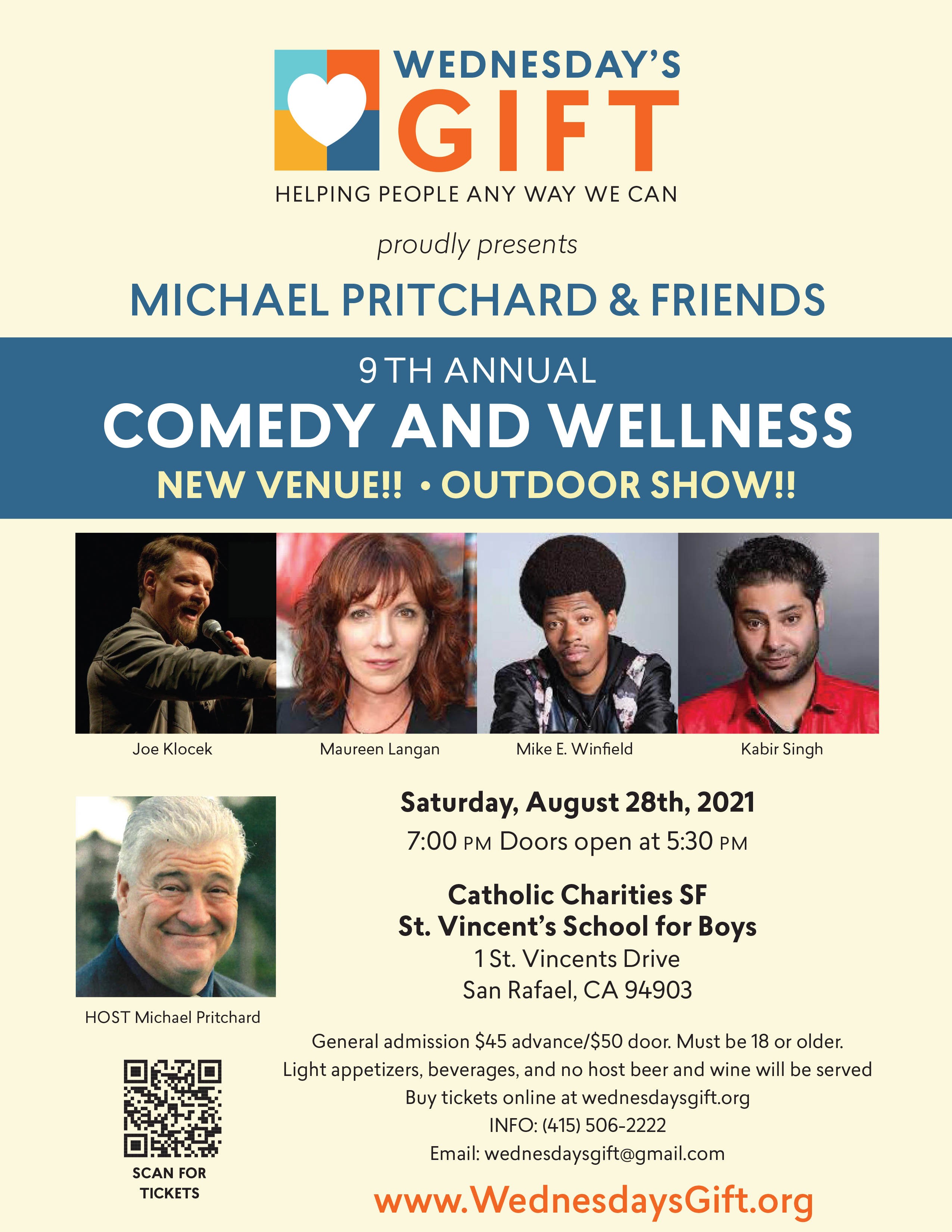 Wednesday's Gift 9Th Annual Comedy And Wellness 2021