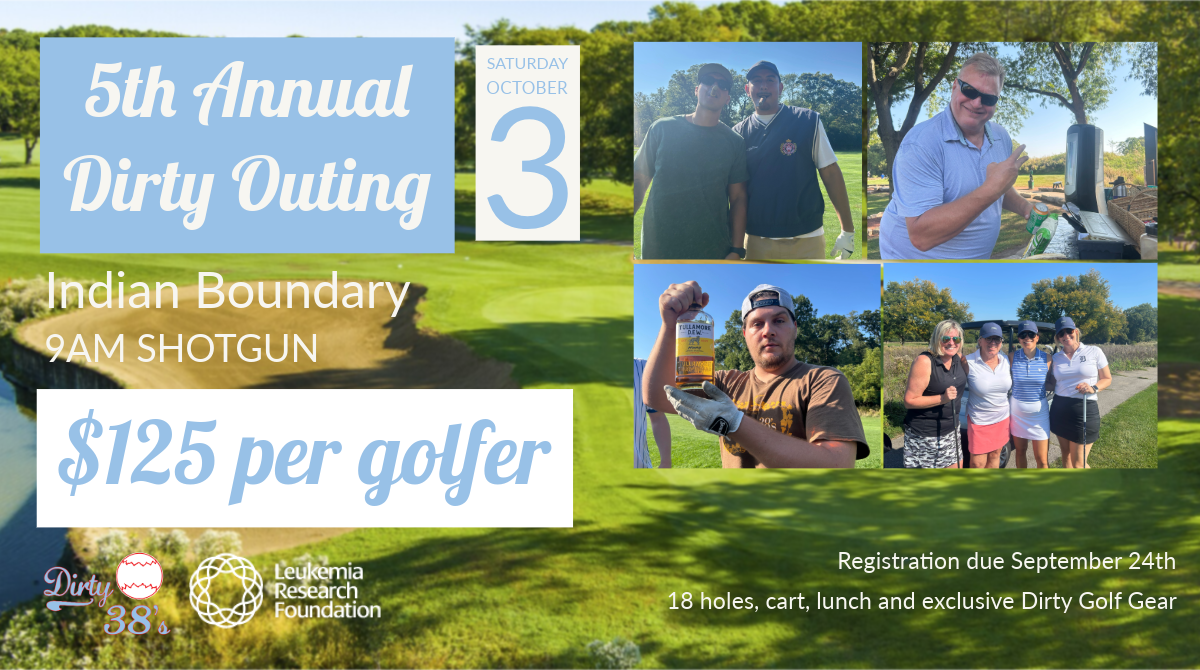 Campaign cover image for 5th Annual Dirty 38's Golf Outing