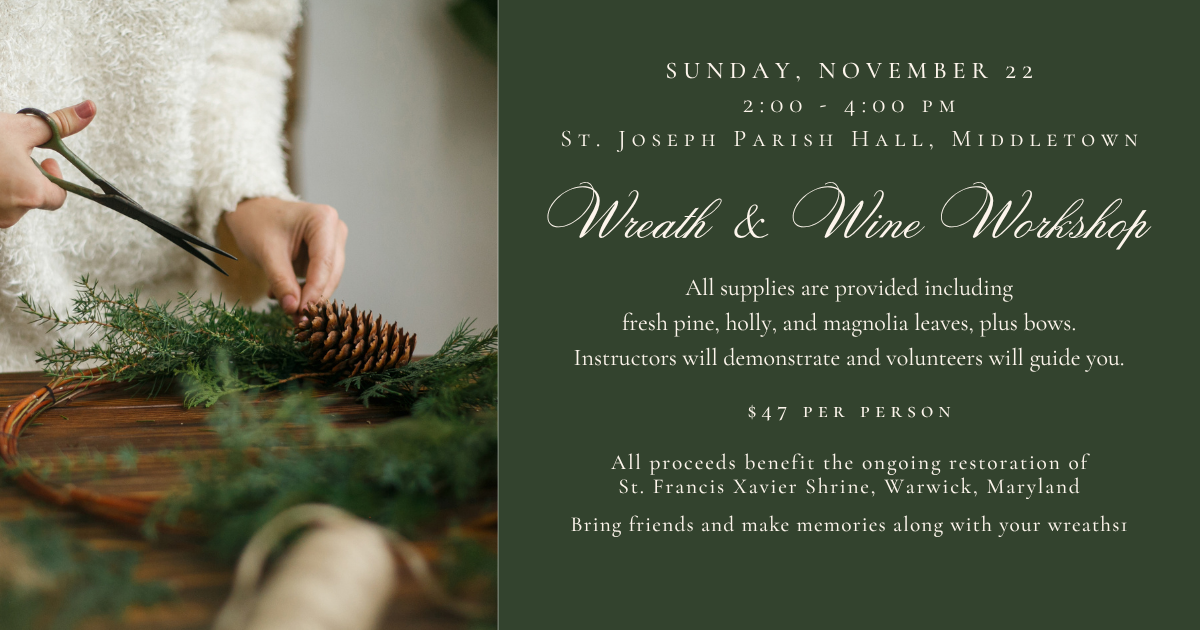 Campaign cover image for Wreath & Wine Workshop 2026