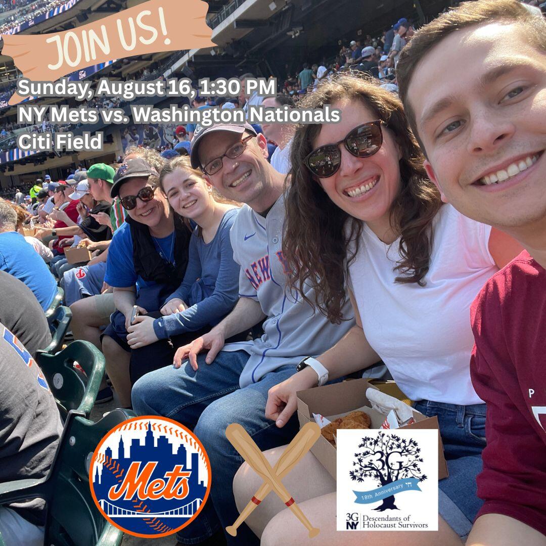 Campaign cover image for 3GNY Meets the Mets! | NY Mets vs. Washington Nationals | Group Outing to Citi Field