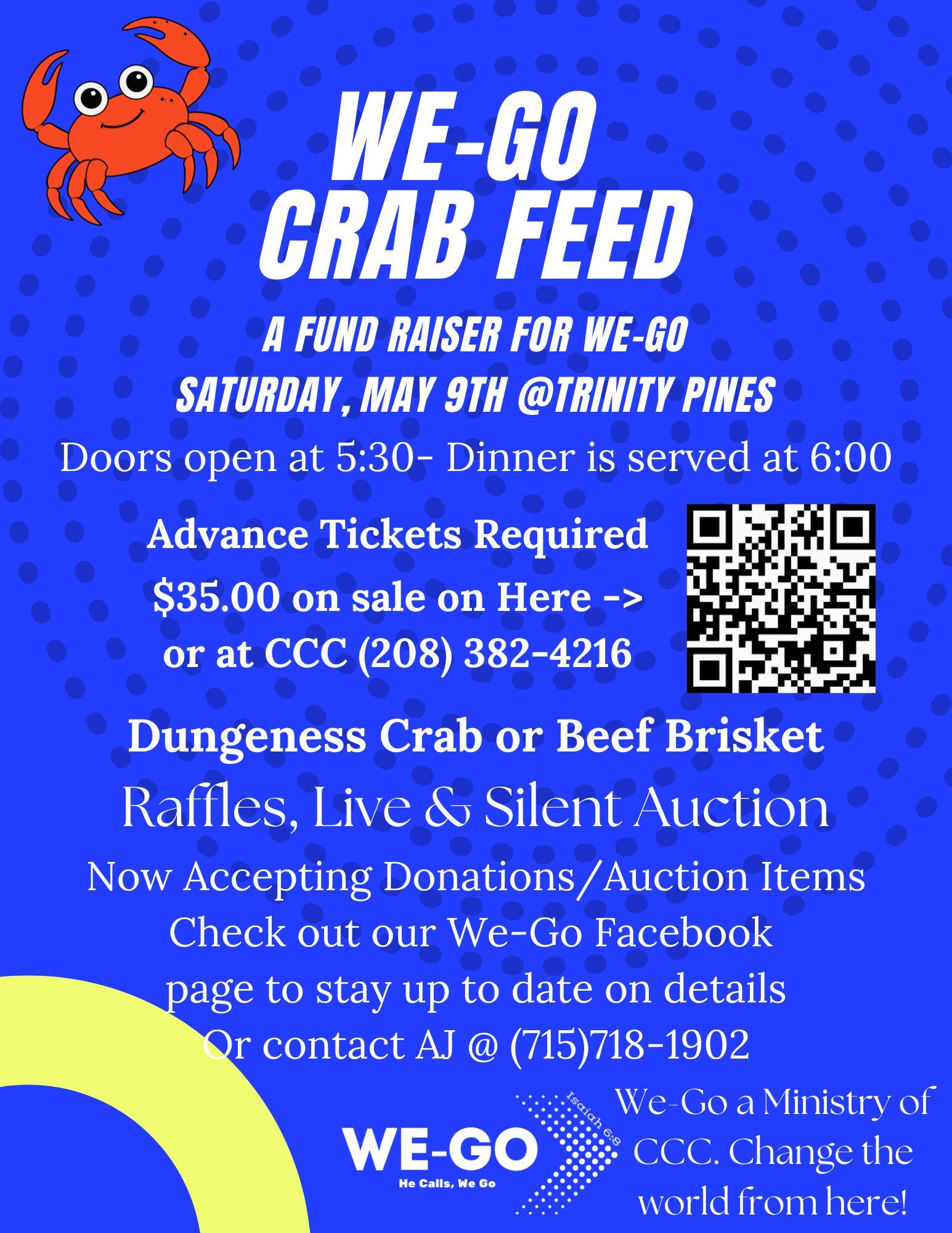 Campaign cover image for We-Go Crab Feed