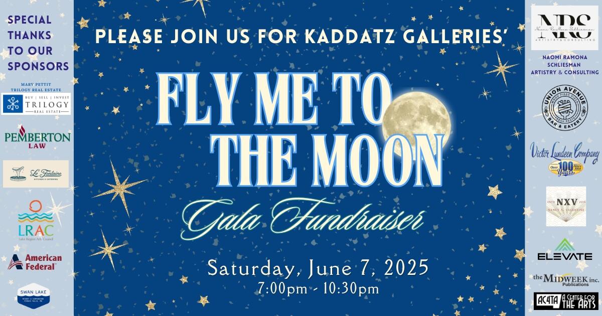 Campaign cover image for FLY ME TO THE MOON: 2nd Annual Kaddatz Galleries Gala Fundraiser