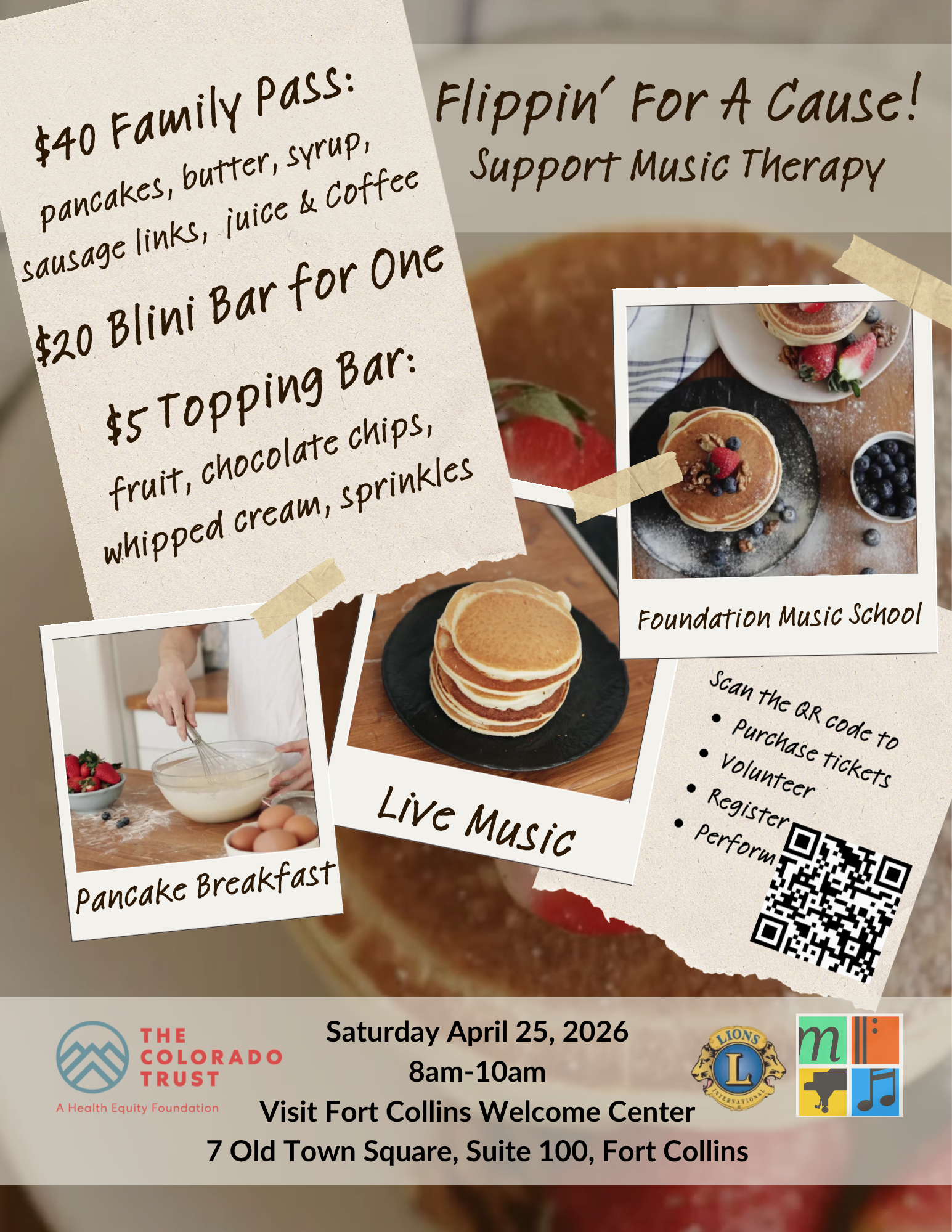 Campaign cover image for Flippin’ for A Cause: Music Therapy 2026