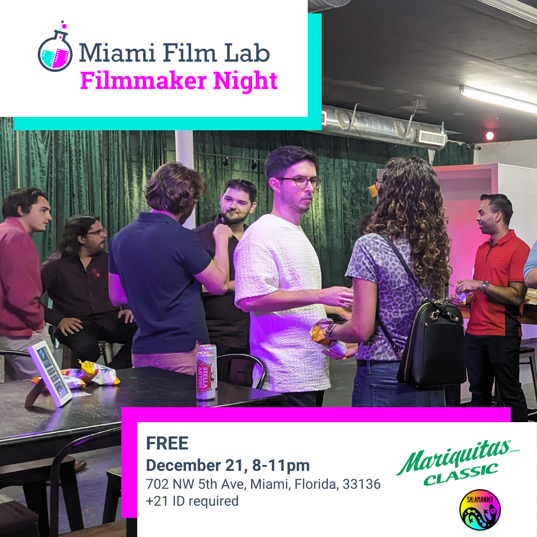 Campaign cover image for Miami Film Lab Filmmaker Night - Dec 2023