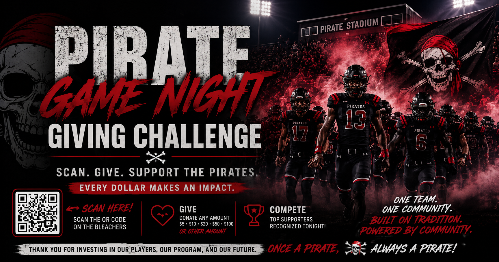 Campaign cover image for Pirate Game Night Giving Challenge