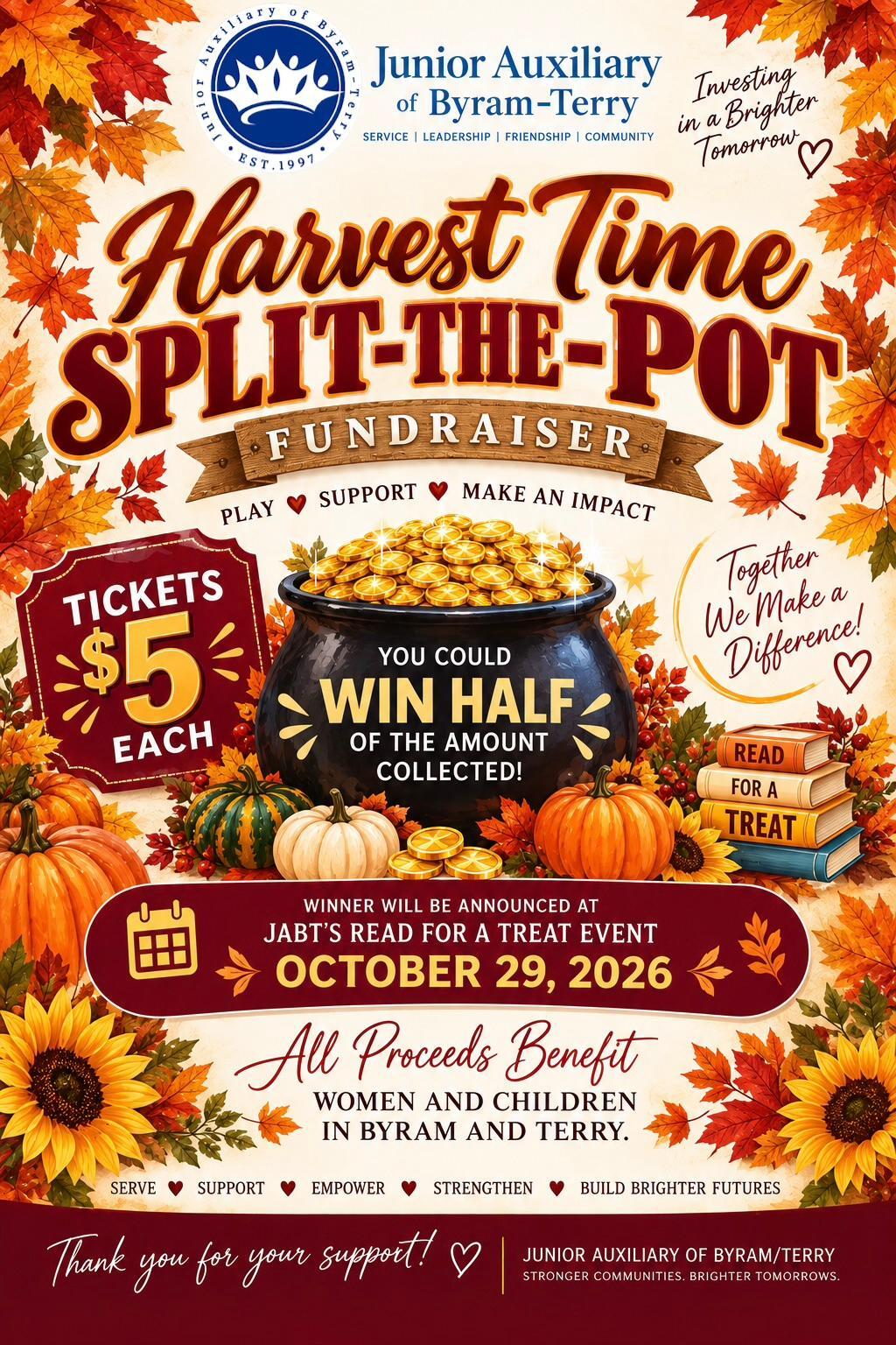 Campaign cover image for Split the Pot Raffle