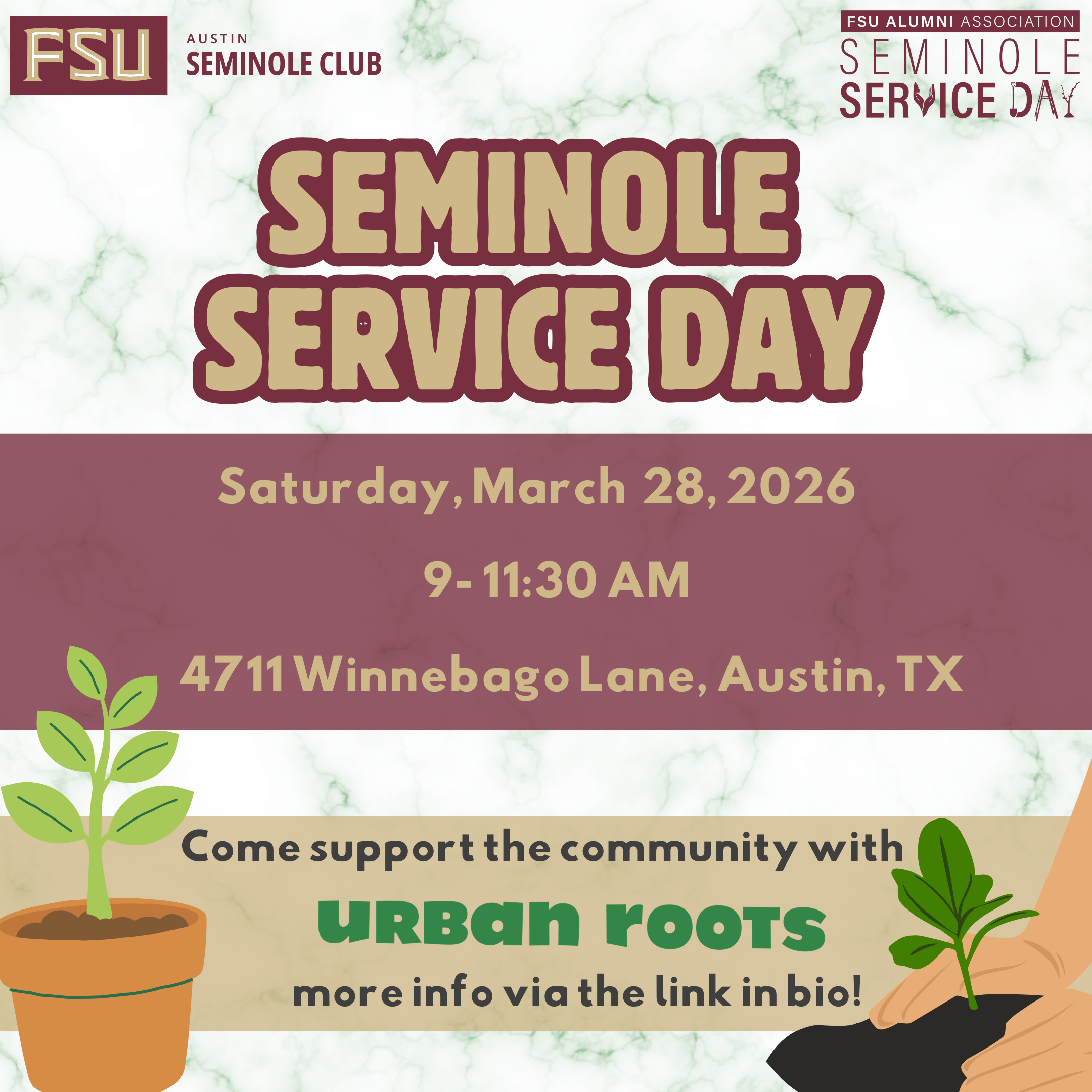 Campaign cover image for Seminole Service Day 2026 at Urban Roots