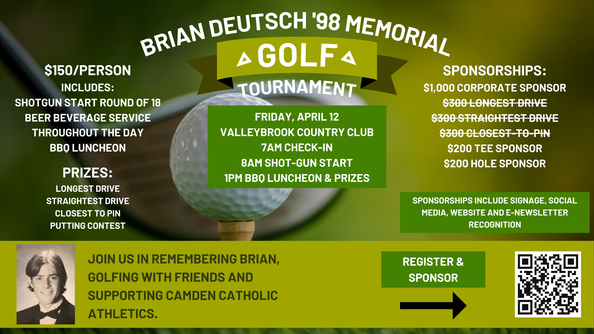 Campaign cover image for Brian Deutsch Golf Outing