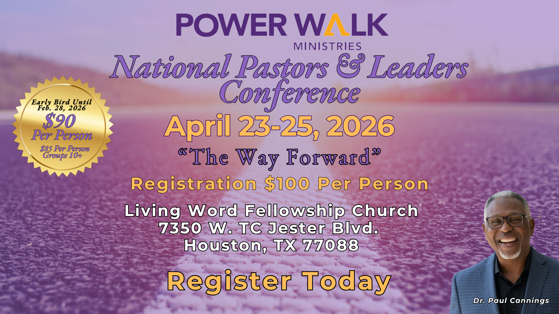 Campaign cover image for 2026 National Pastors and Leaders Conference