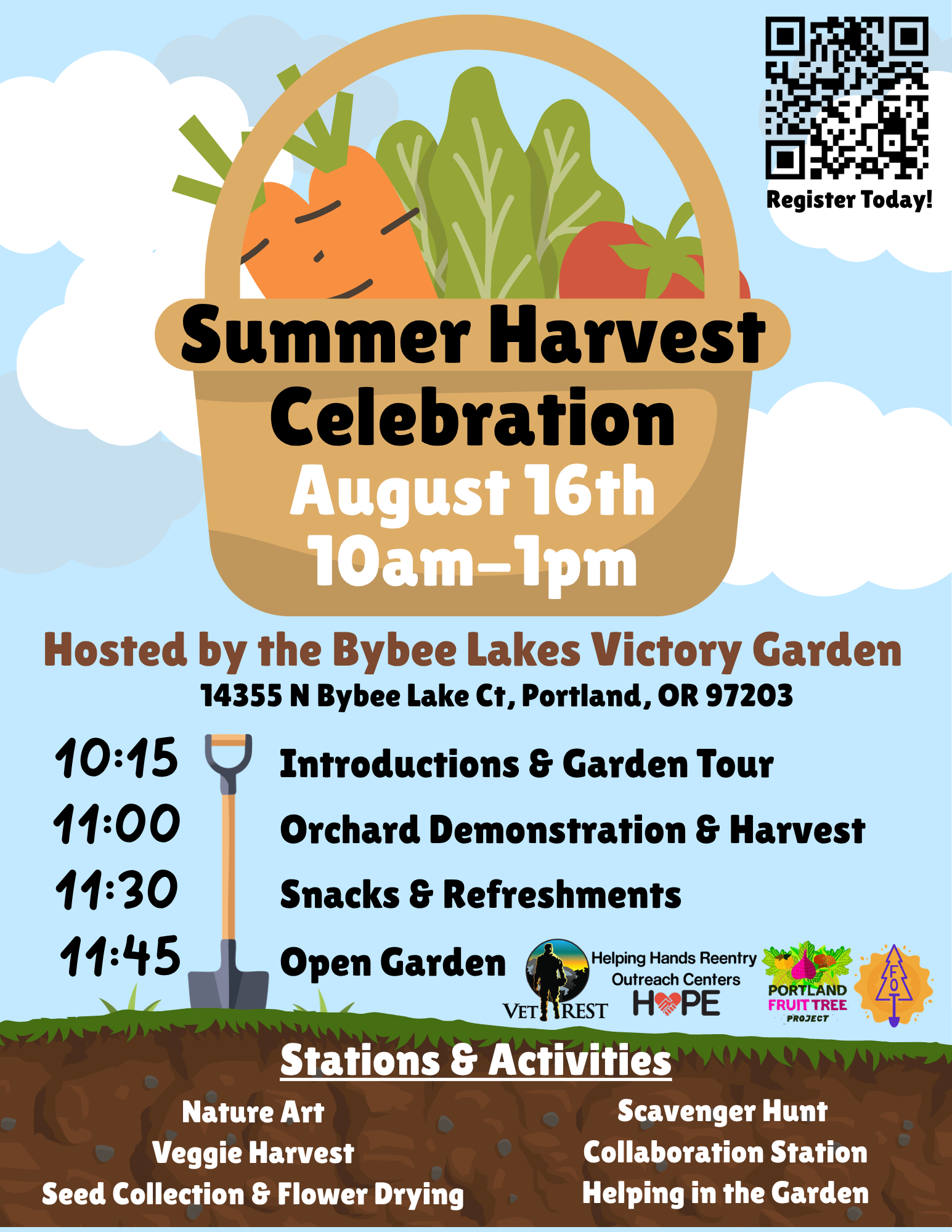 Campaign cover image for Bybee Lakes Victory Garden Community Events