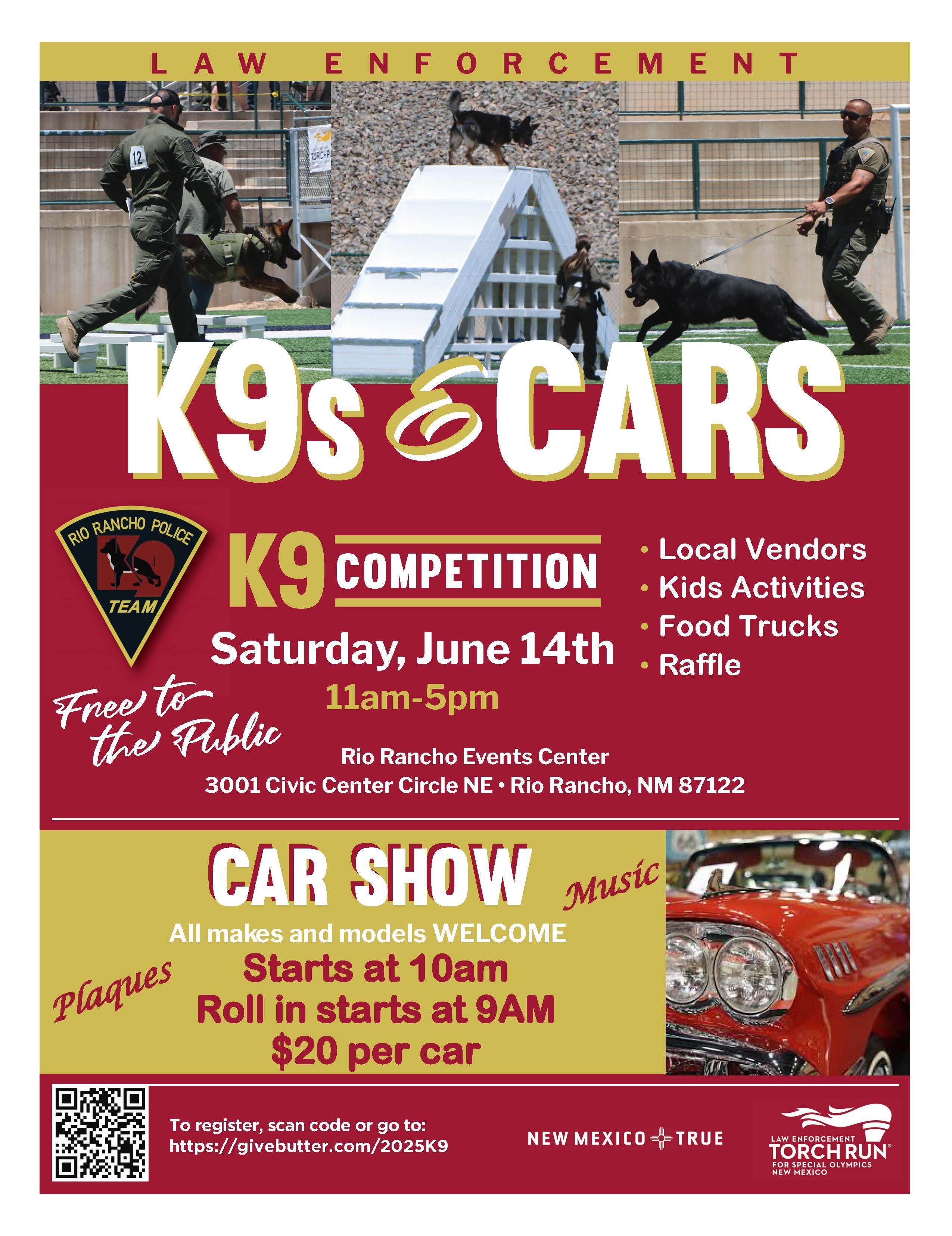 Campaign cover image for 2025 LETR K9's & Cars