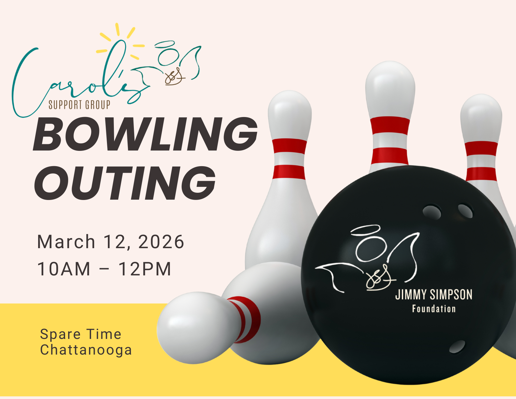 Campaign cover image for Carol’s Light Support Group Bowling Outing
