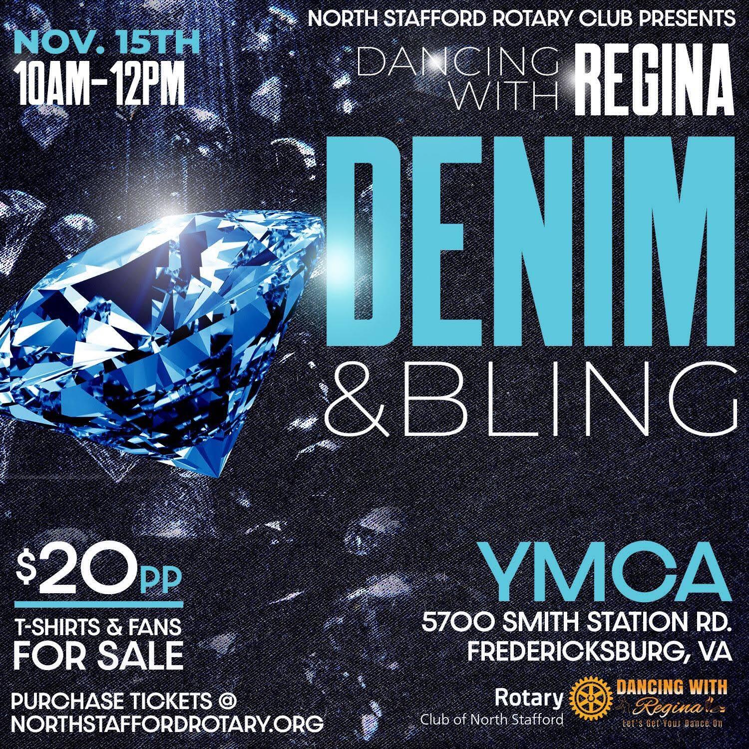 Campaign cover image for North Stafford Rotary Club Presents  Dancing with Regina, Denim & Bling