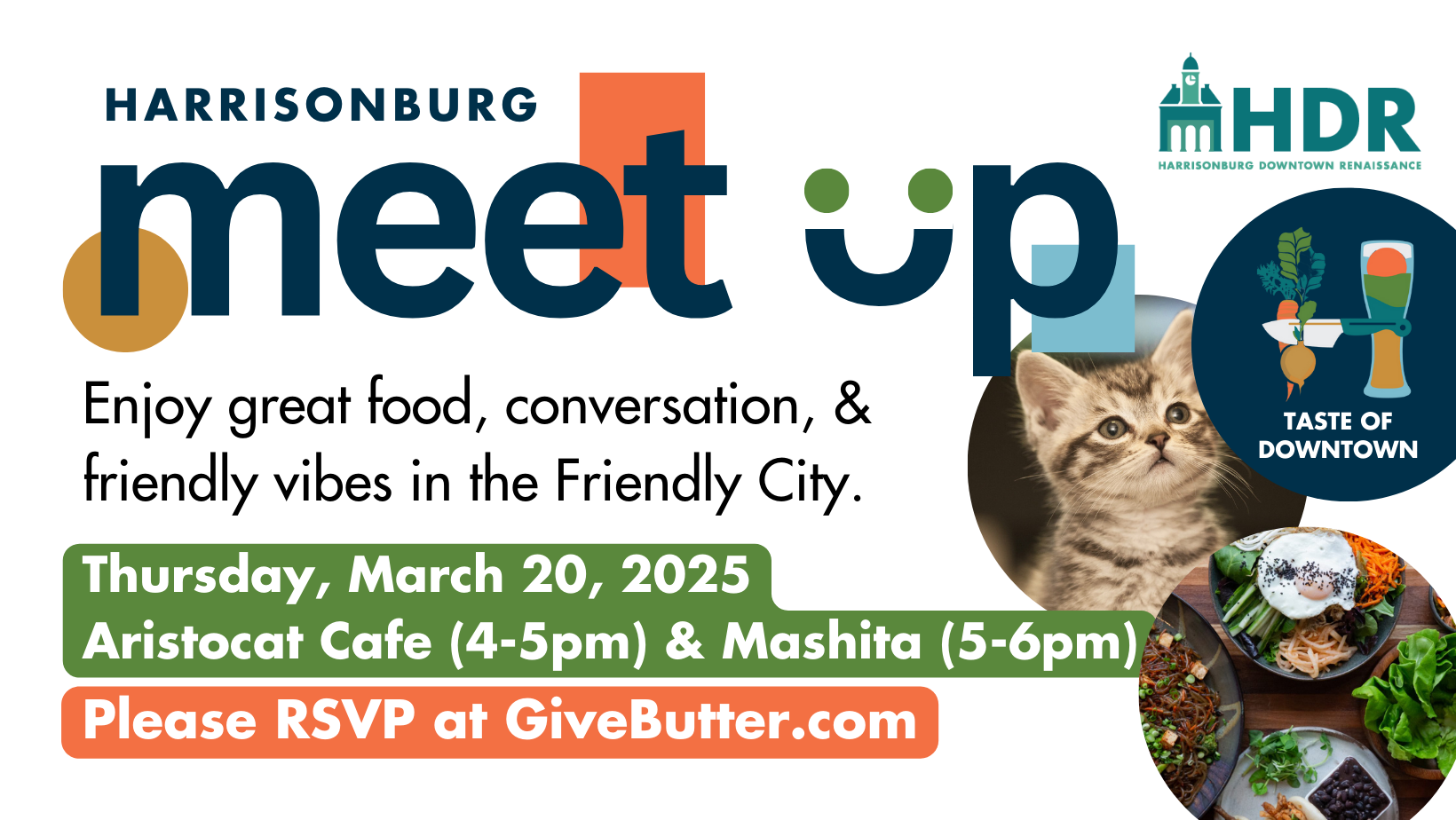 Campaign cover image for Harrisonburg Meet Up at Artisocat Cafe & Mashita