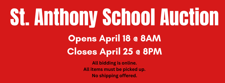 Campaign cover image for St. Anthony School Auction 2026