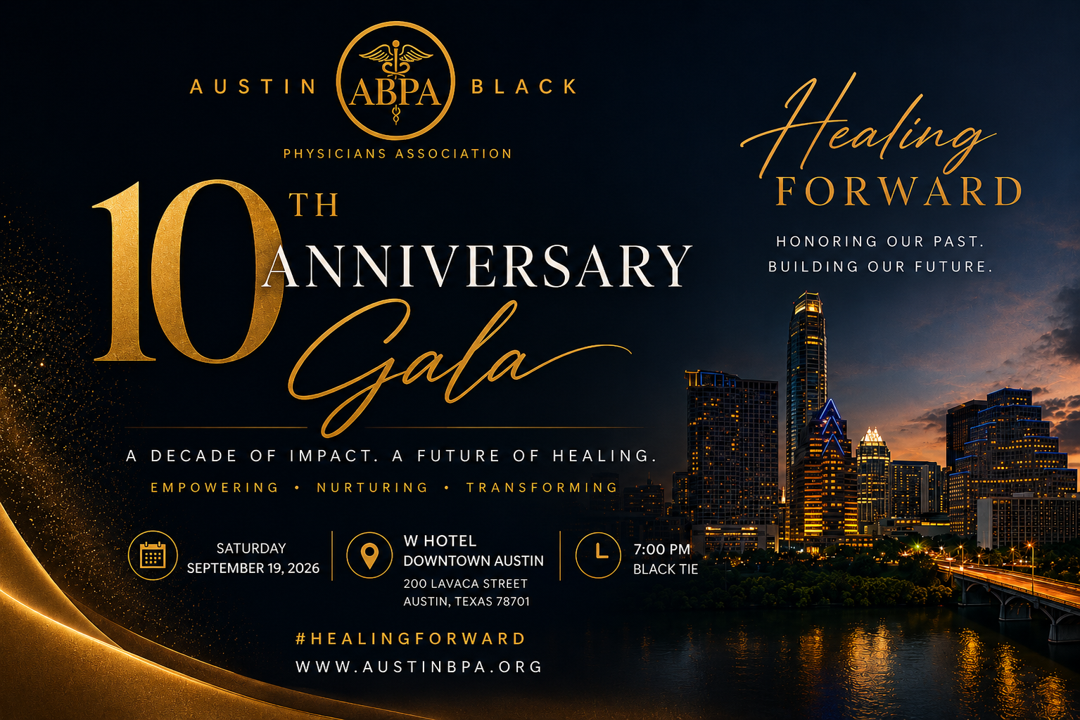 Campaign cover image for ABPA 10 Years of Healing Forward Gala Celebration