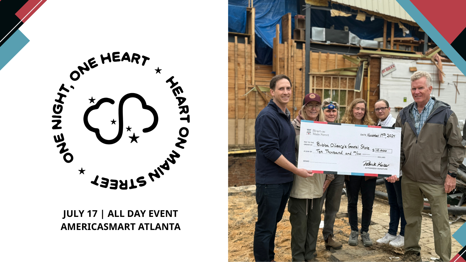 Campaign cover image for AmericasMart Atlanta One Night. One Heart.