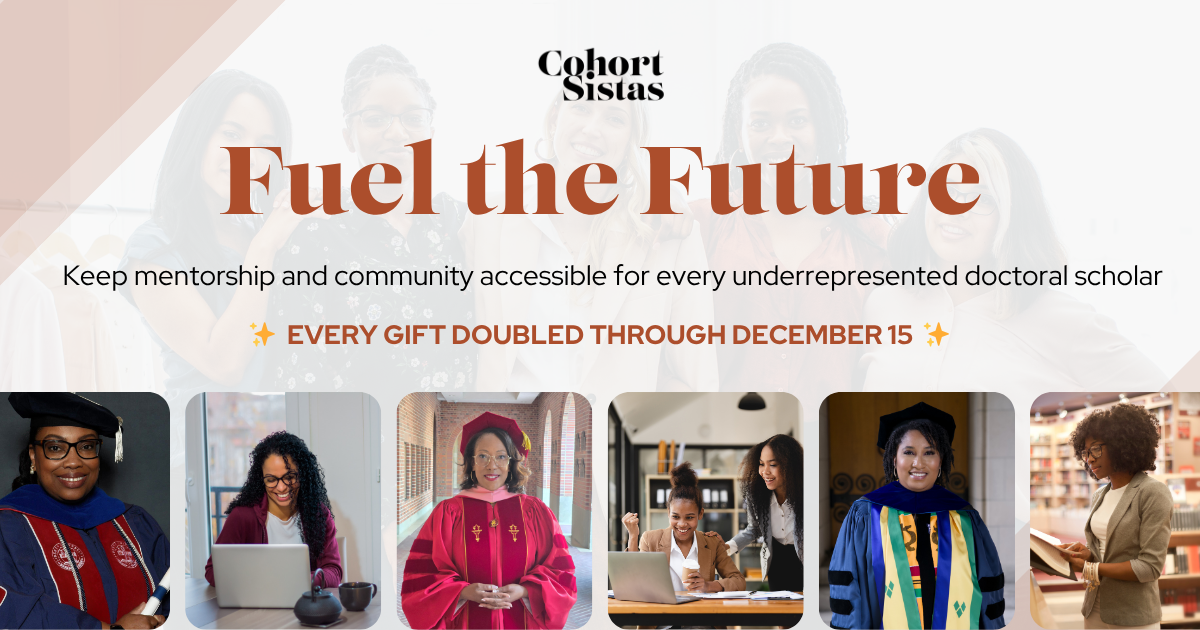 Campaign cover image for Fuel the Future 🤎 Keep Mentorship Accessible for Doctoral Scholars
