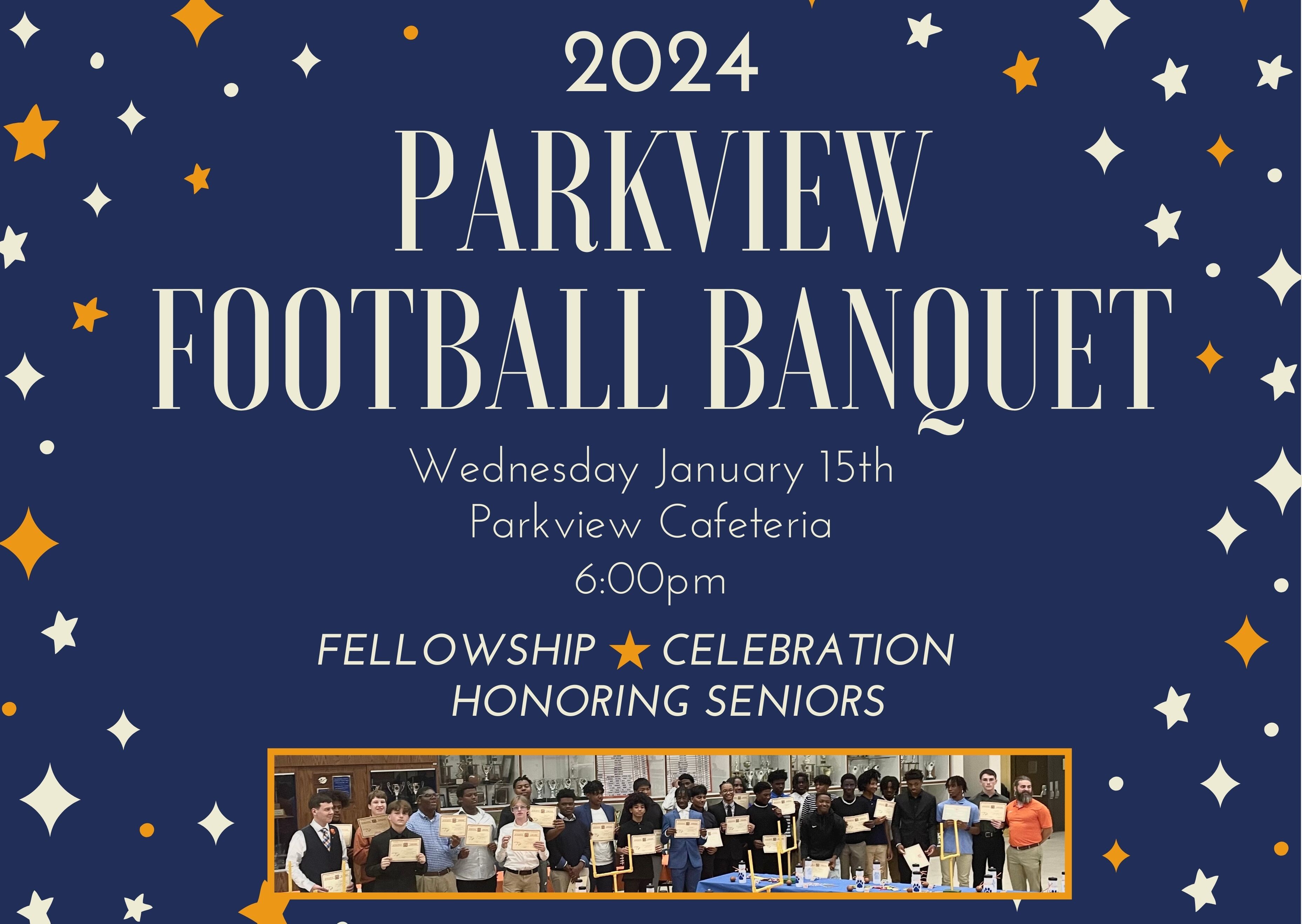 Campaign cover image for 2024 Parkview Football Banquet
