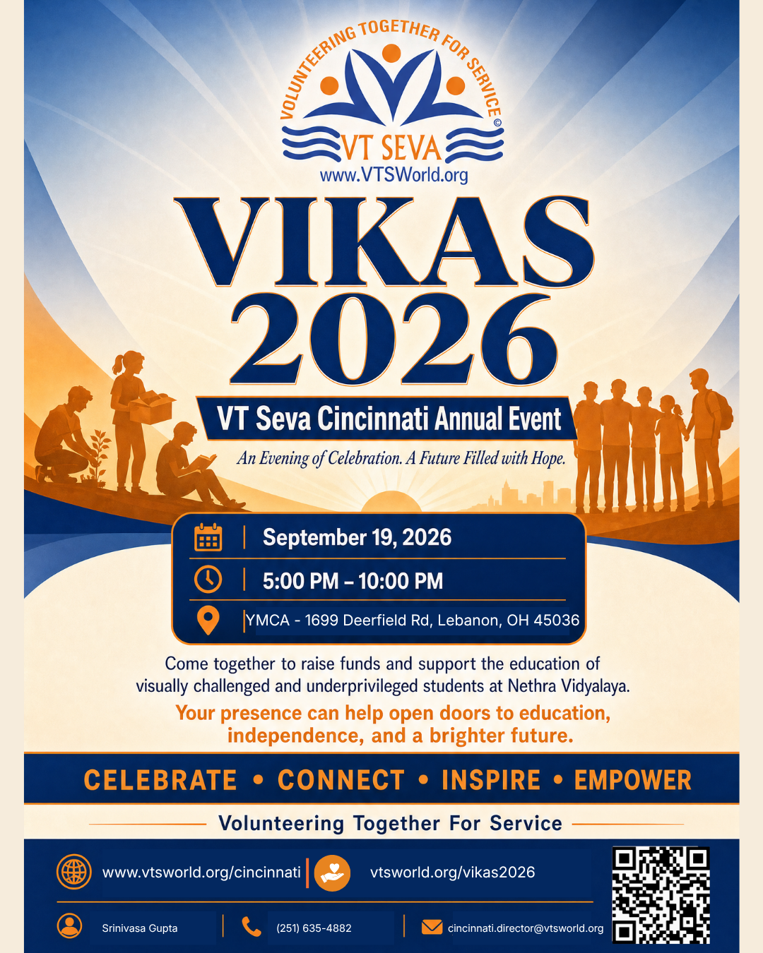 Campaign cover for VT Seva Cincinnati VIKAS 2026