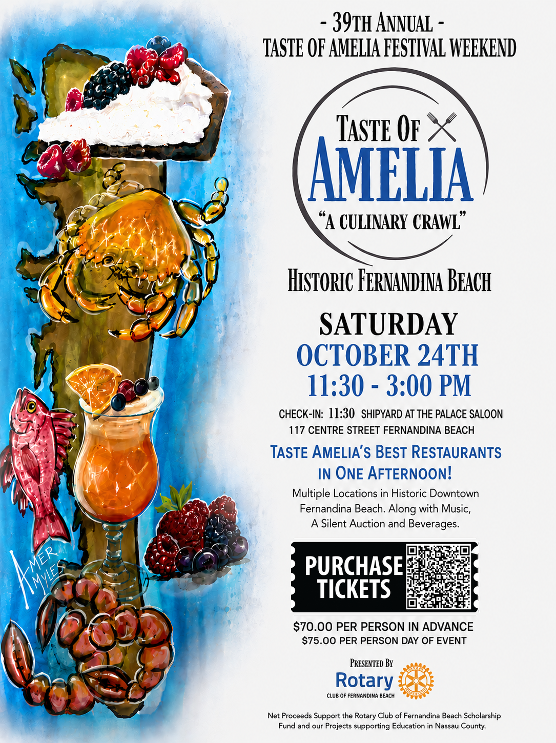 Campaign cover image for The 39th Annual Taste of Amelia Festival Weekend