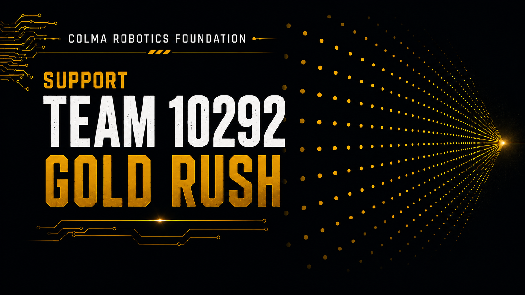 Campaign cover image for Support Team 10292 - Gold Rush