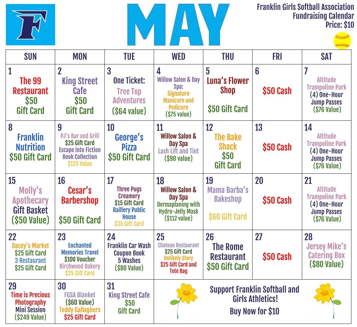 Campaign cover image for FGSA 2022 Calendar Raffle