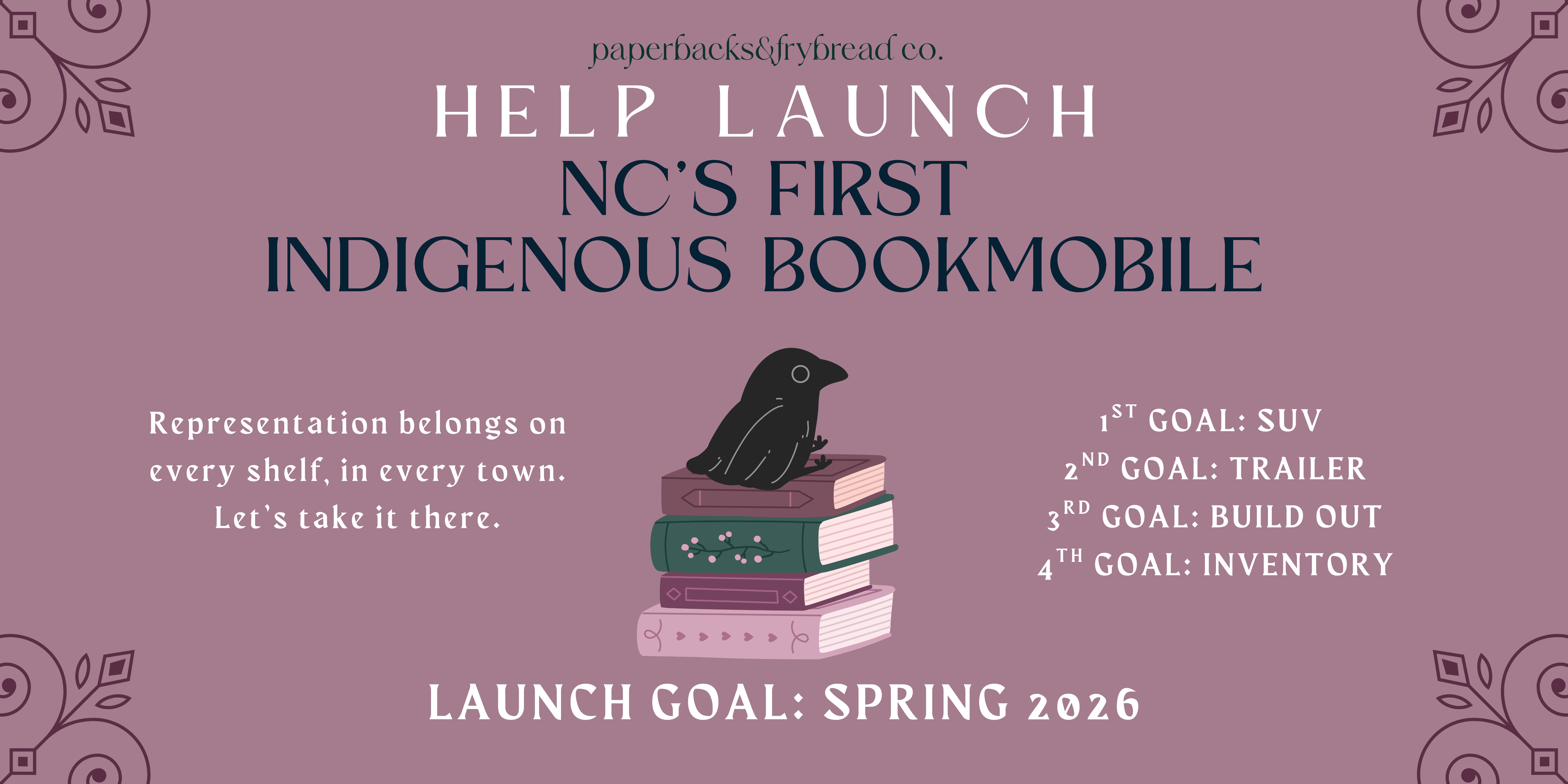 Campaign cover image for Help Launch NC’s First Indigenous Mobile Bookstore